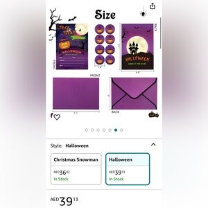 New invitations for baby shower, Halloween